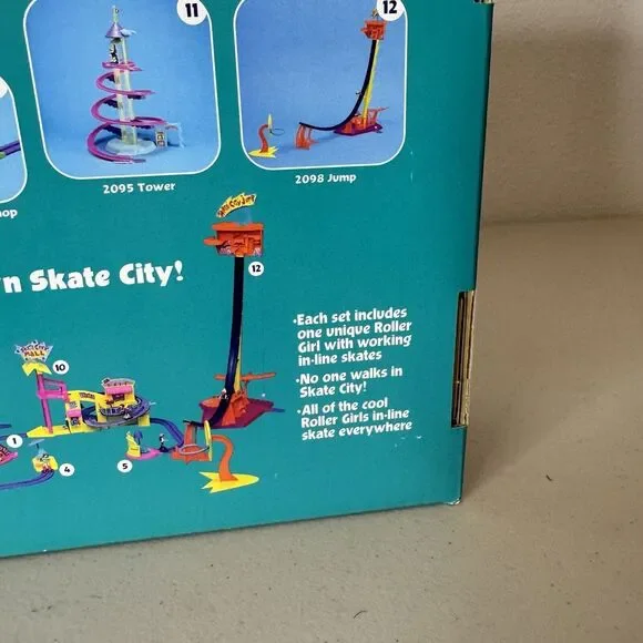 Tyco Skate City n the Roller Girls Salon Playset Vintage 1996 New 90s Toy 2088-1 - Picture 9 of 16
